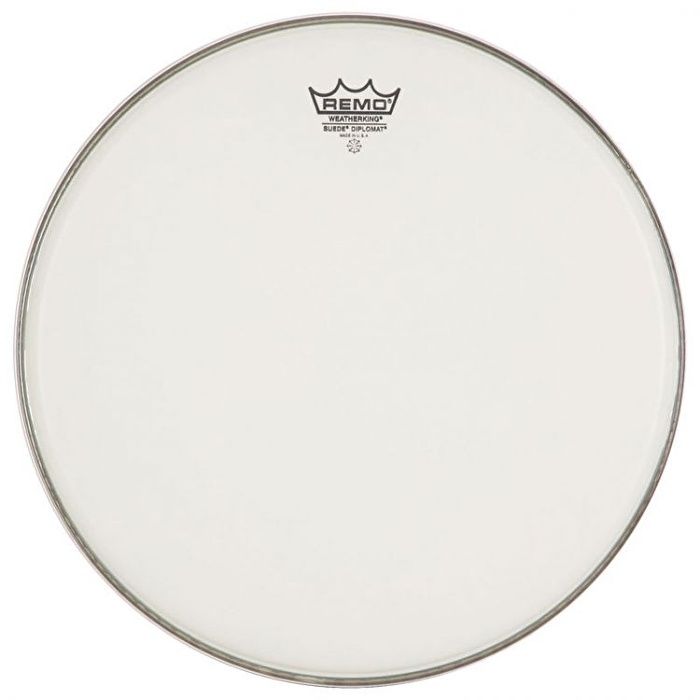 Remo BD-0818-00- 18" Suede Diplomat Deri