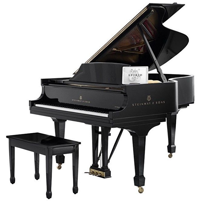 STEINWAY & SONS M-170 E/P Spirio Parlak Siyah 170 CM Kuyruklu Piyano
