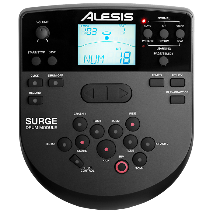 ALESIS Surge Mesh Kit File Derili 8-Parça Elektronik Davul Seti
