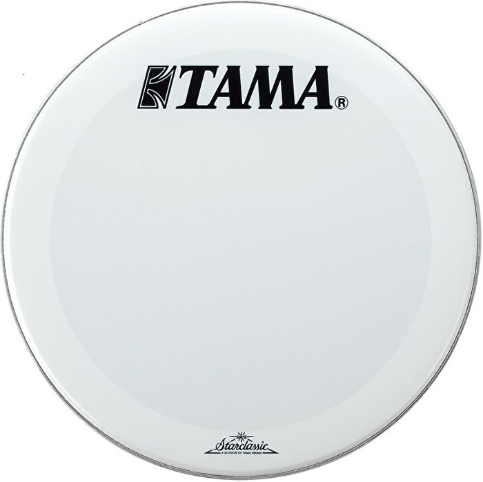 TAMA SW22BMTT - TAMA & Starclassic Logolu 22" Smooth White Bas Davul Ön Derisi