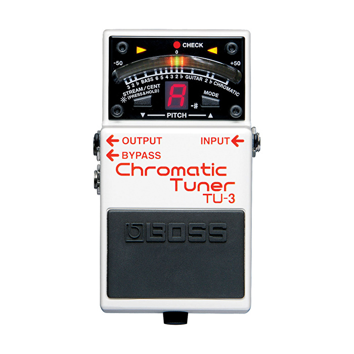 Boss TU-3 Chromatic Tuner Bas ve Elektro Gitar için