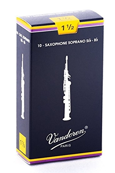 VANDOREN SR2015 / 1,5 Numara Soprano Saksafon Kamışı - 10'lu Kutu