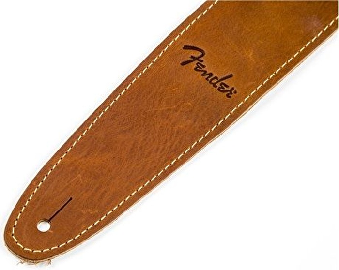 Fender 2.5" Ball Glove Leather Strap Brown Askı