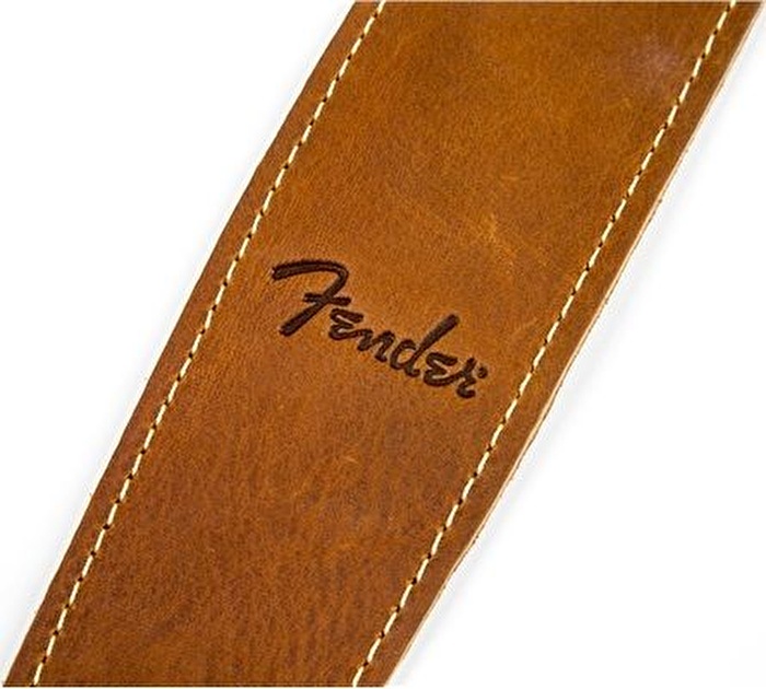 Fender 2.5" Ball Glove Leather Strap Brown Askı