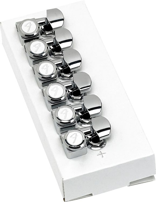 Fender American Deluxe Strat Polished Chrome Set of 6 Tuning Machines