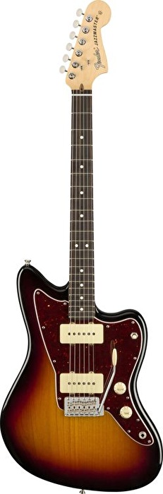 Fender American Performer Jazzmaster Gülağacı Klavye 3 Tone Sunburst Elektro Gitar