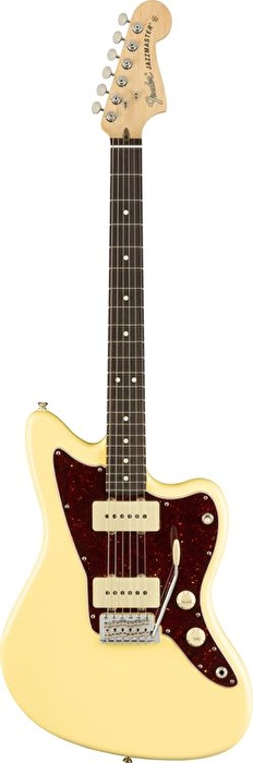 Fender American Performer Jazzmaster Gülağacı Klavye Vintage White Elektro Gitar