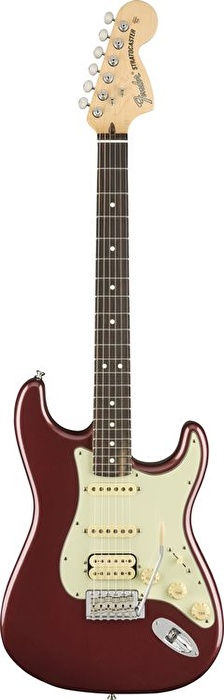 Fender American Performer Stratocaster HSS Gülağacı Klavye Aubergine Elektro Gitar