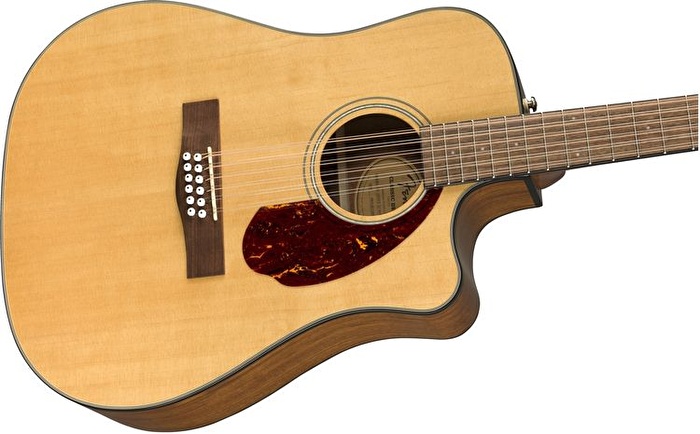 Fender CD-140SCE-12 Dreadnought Ceviz Klavye Naturel Elektro Akustik Gitar (Case Dahil)