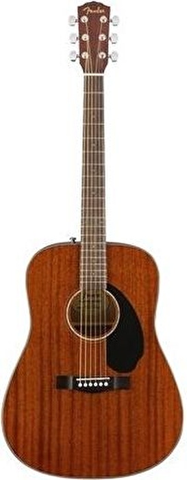 Fender CD-60S Dreadnought All Mahogany Ceviz Klavye Akustik Gitar