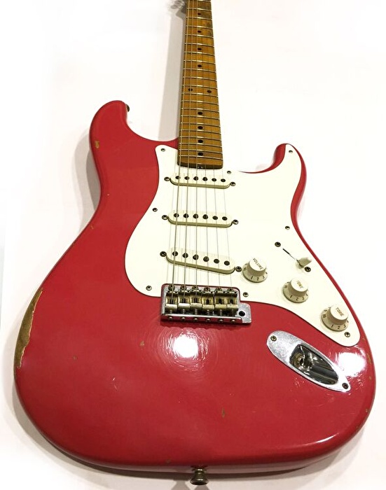 Fender Custom Shop 1957 Stratocaster Relic Fiesta Red Elektro Gitar