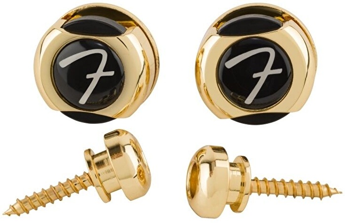 Fender Infinity Strap Locks Gold (2) Askı Kilidi Locks & Buttons