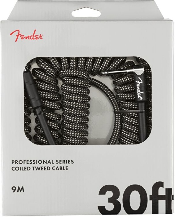 Fender Professional Coil Cable  30"  Gray Tweed