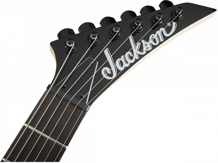 Jackson JS22 Dinky Arch Top 2-Point Tremolo Amaranth Klavye Satin Black Elektro Gitar
