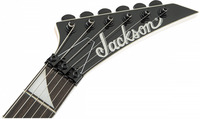 Jackson JS32 Rhoads Floyd Rose Amaranth Klavye Black with White Bevels Elektro Gitar