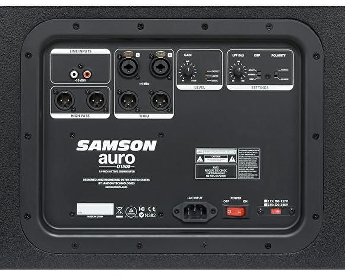 SAMSON Auro D1500 1000 Watt Aktif Subwoofer