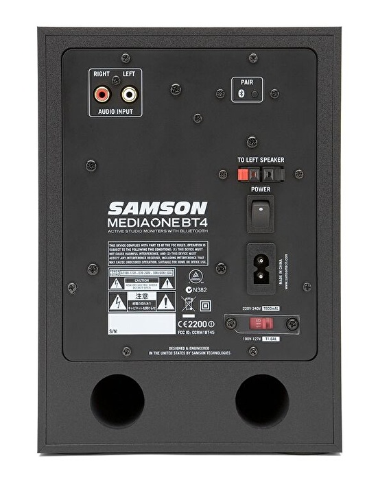 Samson BT4 Media One Bluetooth Speaker (Çift)