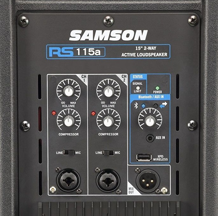 SAMSON RS115A RS Serisi 400W 15" 2-Yollu Aktif Hoparlör
