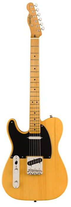Squier Classic Vibe '50s Telecaster Solak Akçaağaç Klavye Butterscotch Blonde Solak Elektro Gitar