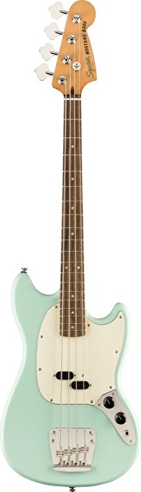 Squier Classic Vibe '60s Mustang Bass Laurel Fingerboard Surf Green Bas Gitar