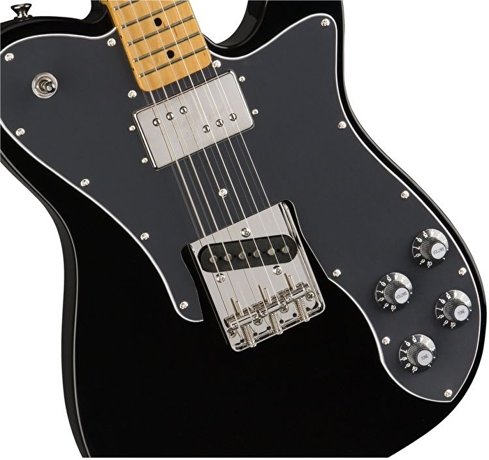 Squier Classic Vibe 70s Telecaster Custom Akcaagac Klavye Black Elektro Gitar