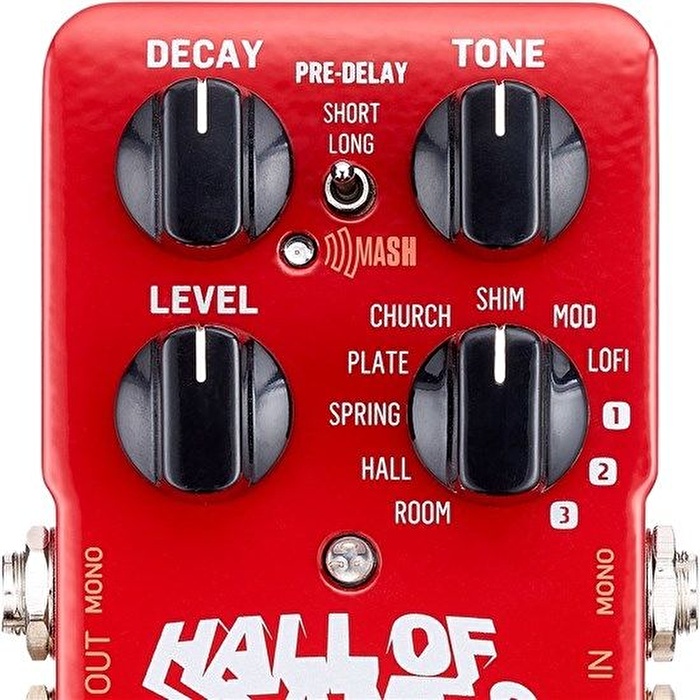 TC ELECTRONIC HALL OF FAME 2 REVERB / Iconic Reverb Pedal with Groundbreaking MASH Footswitch and Shimmer Effect